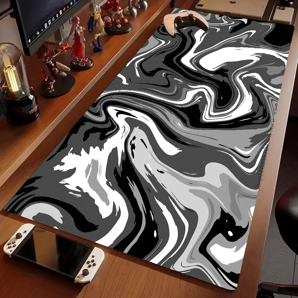 Strata Liquid gaming cool Mouse Mat Desk Mat With Pad gaming accessories Prime Gaming XXL Keyboard Pad Padding Mat 2
