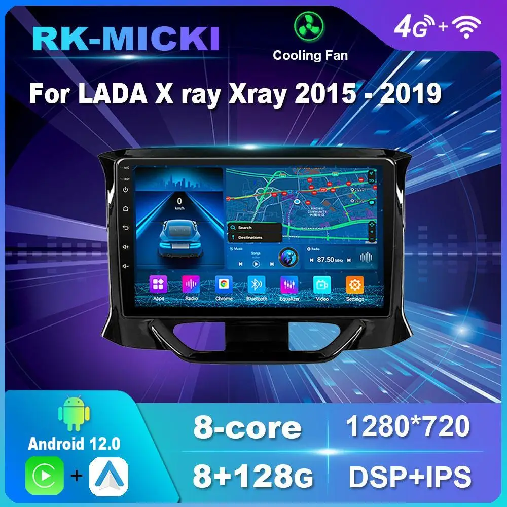 9 Inch Android 11.0 For Lada X Ray Xray 2015 2019 Multimedia Player