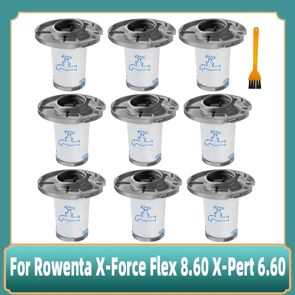 Washable Filter For Rowenta X-Force Flex 8.60 X-Pert 6.60 Cordless Vacuum Cleaner Attachment Replacement Spare Part for rowenta zr009005 filter for x force flex 8 60 cordless vacuum cleaner rh9611 rh9637 rh9638 rh9639 rh9677 pre filter filters