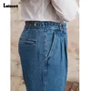 2025 European Fashion Basic Suit Jeans Demin Pants Men's Ankle-Length Trouser Plus Size Mens Casual Stand Pocket Suits Pants New 6