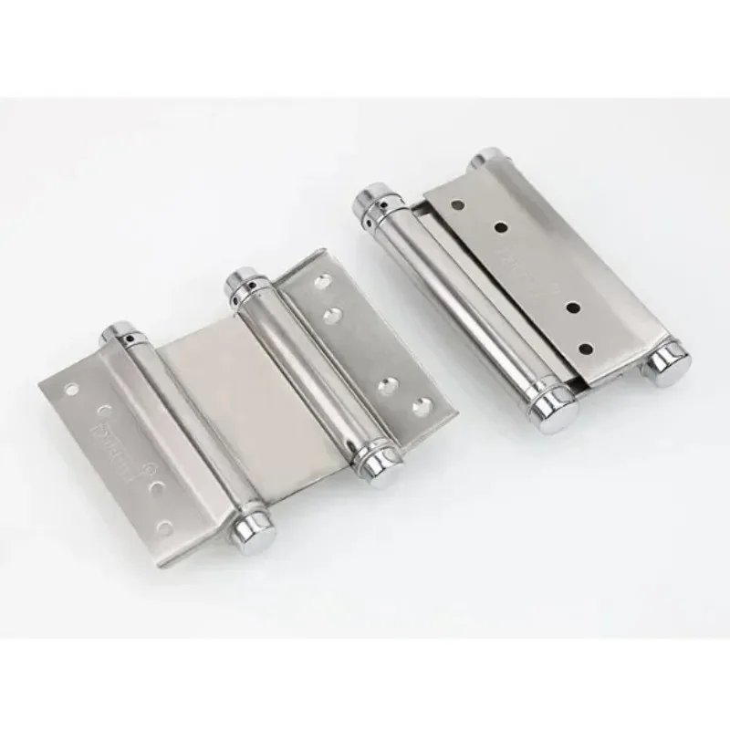 2Pcs 3 Inch Double Door Hinge Cabinet Drawer Butt Hinge Door Swing Stainless Steel Hinges With Screws Hand Tools Hardwar stainless steel hinges door hinges