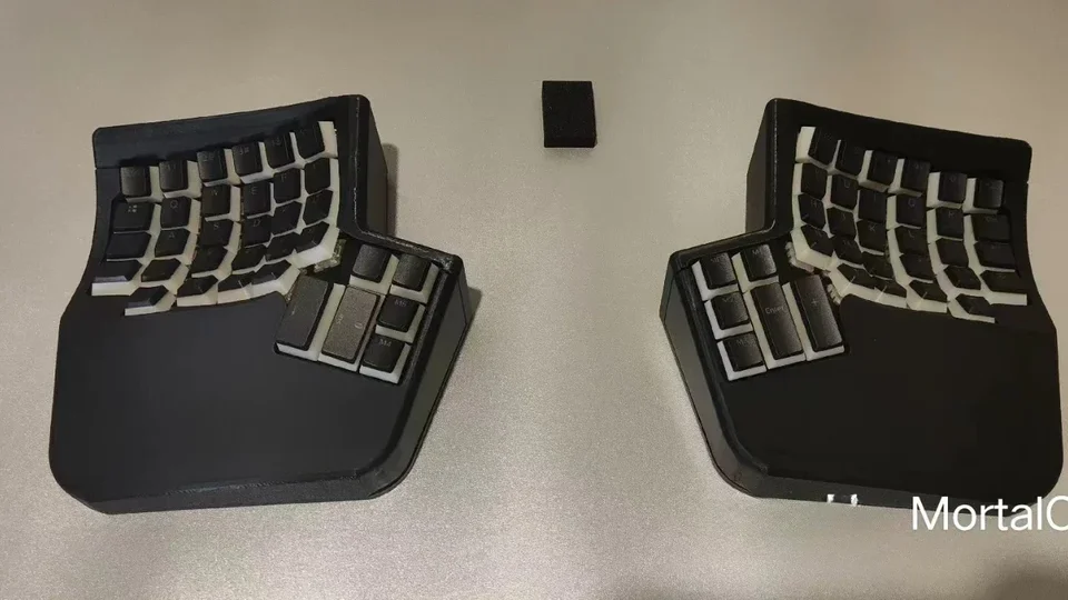 Kinesis 분할 키보드 액세서리, 사용자 정의 3D 인쇄 쉘 바이알 키 Change10-layer 레이아웃 FDM 2.4g 무선 핫스왑 키보드