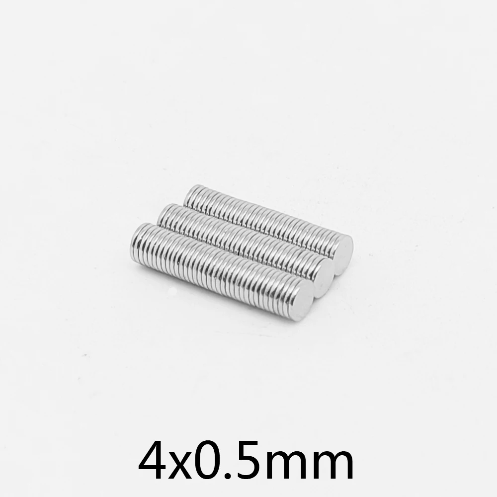 Thin Neodymium Strong Magnet Permanent Round Magnet 4x0.5mm 50~1500pcs round magnets,neodymium magnets
