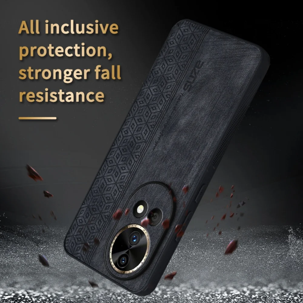 Luxury Leather Business Phone Case - Shockproof Soft Cover