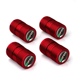 Premium Car Tire Valve Stem Caps - Set of 4, Universal Fit, Sleek and Durable Tire Accessories (Red VRS)