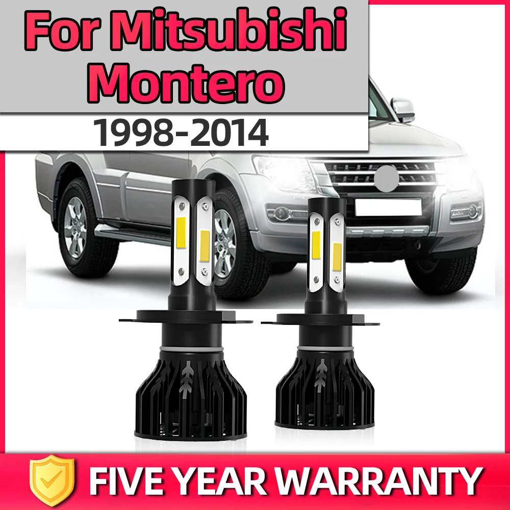 

TEENRAM LED Headlight Lamp Bulb Plug-N-Play H4 High Low Combo Bright CSP Lamps Kit For Mitsubishi Montero 1998-2014
