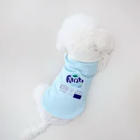 Polo universel de dessin animé pour animaux de compagnie, chat et chien, vêtements simples, fruits Soda, mignon, Style occidental, confortable, nouvelle collection printemps et automne 6