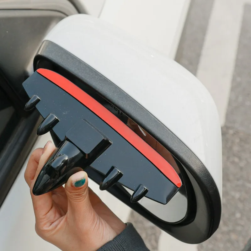Car Mirror Rain Guards Airplane Design Cool Aircraft Style Side Mirror Covers Visors Waterproof Rain Deflectors Car Exterior