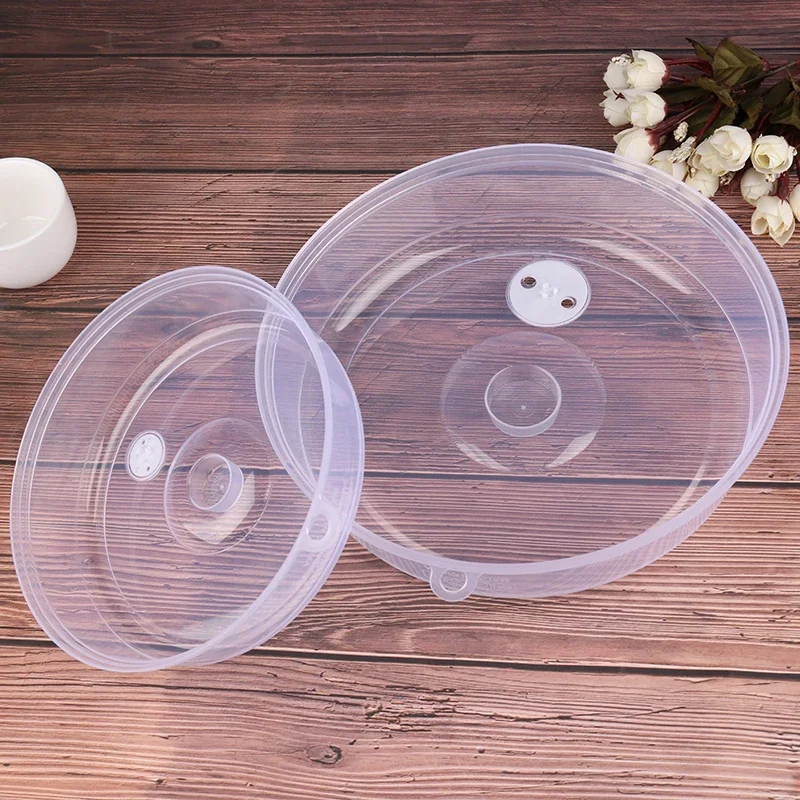 Food Cover Plastic Microwave Oven Special Heating Anti-splash Oil Preservation Cover Clear Lid Safe Vent Kitchen Tools Cocina food cover microwave cover