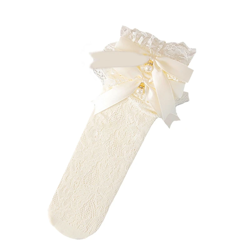 부드럽고 편안한 소녀용 쌓을 수 있는 양말 용 스타킹 일상복 및 특별 이벤트를 위한 세련된 양말
