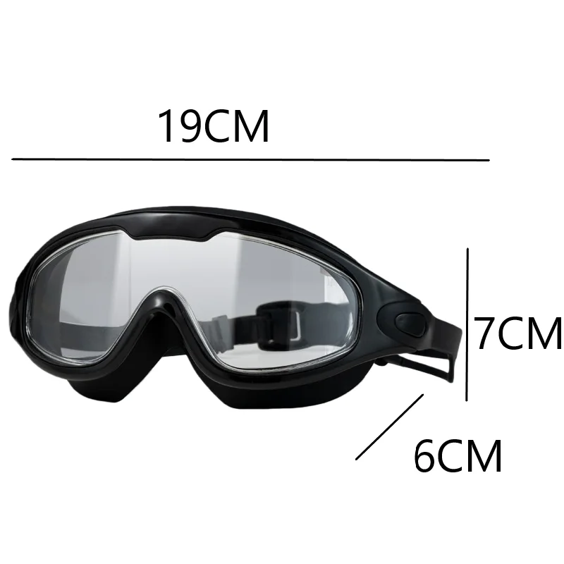 Swimming Goggles For Adult Men And Women High-Definition Waterproof And Anti Fog Electroplating Large Frame Swimming Goggles - 6