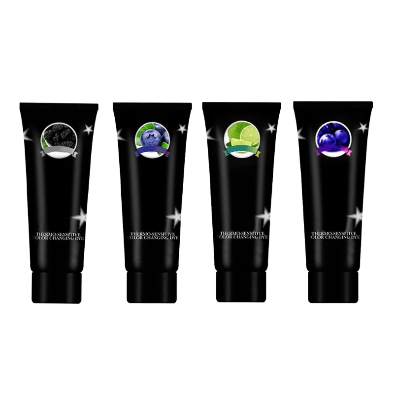 

Unisex DIY Thermochromic Color Changing Hair Dye Hair Color Wax Mud Hairdressing Cream Coloring Tool for Home Salon