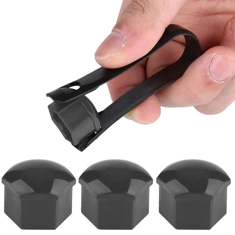 Car Wheel Nut Caps 20 Pcs Protection Anti-Rust Auto Hub Car Tire Screw Caps Nut Bolt Covers Exterior Decoration 17/19/21 mm