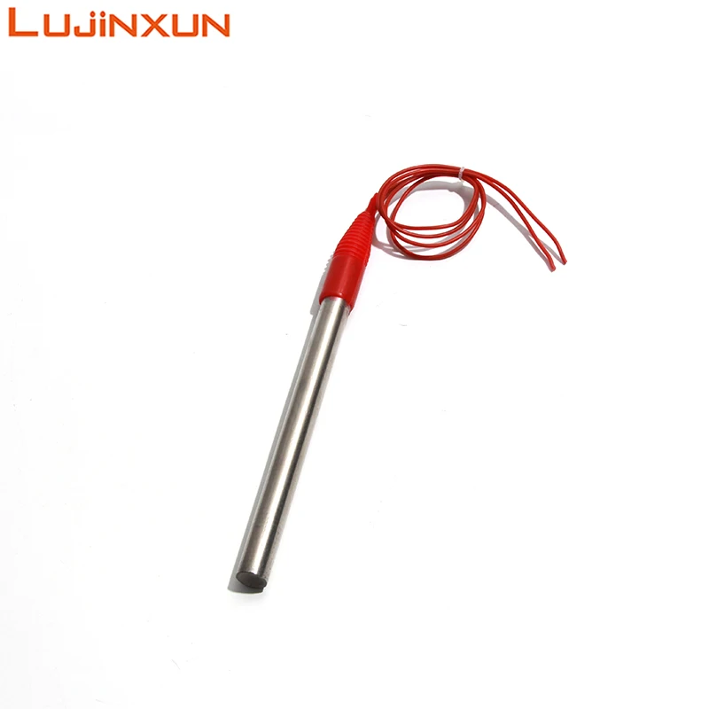 12V/24V Electric Water Heater Pipe Fully Sealed Waterproof 50-200W 10x80mm 304SUS for Fish Tank water heating rod electric water heater device