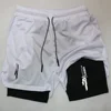 Anime Performance Shorts Men GYM Casual Sports Summer Compression Shorts Workout Running Mesh 2 In 1 Sport Short Pants 5