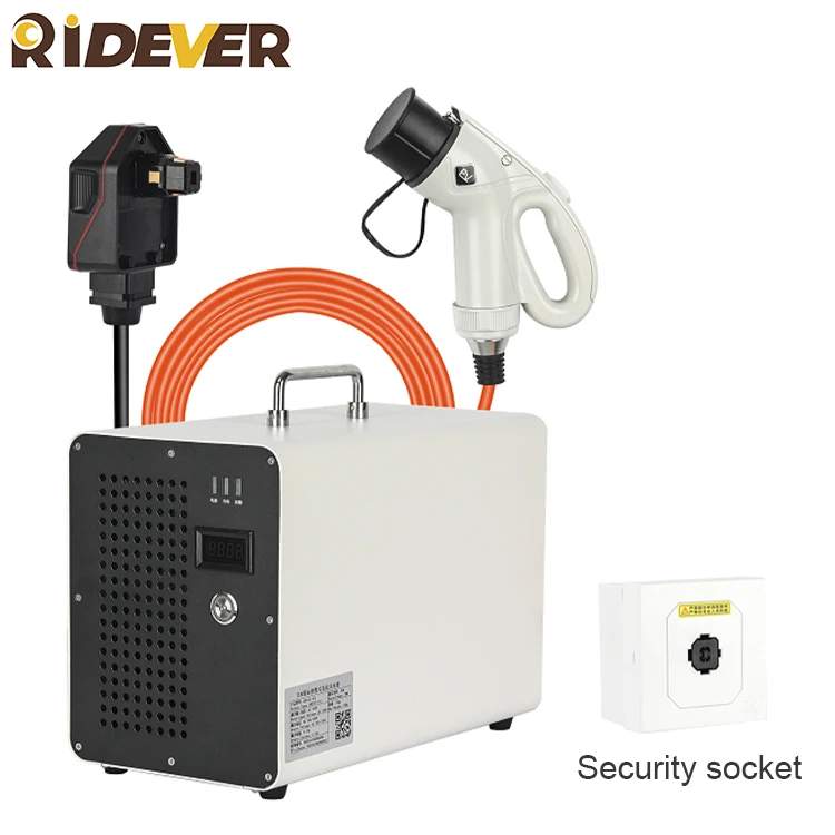 

Ridever Dc Charger Ev Ac 220V DC 750V 7Kw 0-11Ah Portable Charging Set Ev Dc Fast Charger