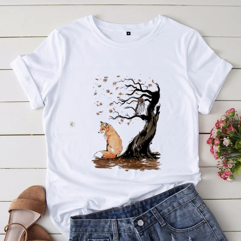 

Базовая Женская модная футболка с коротким рукавом, одежда в стиле 1920-х годов, повседневная женская футболка, одежда, футболка с принтом и милым рисунком.