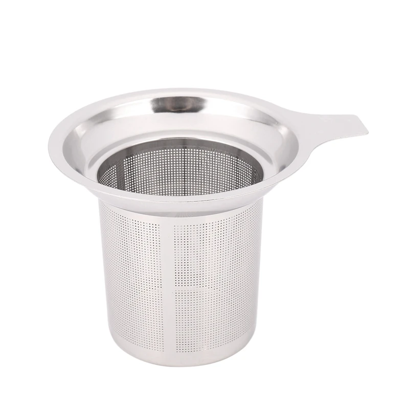 

3X 304 Stainless Steel Fine Mesh Filter Tea Infuser Fine Reusable Strainer