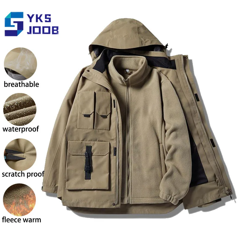 Windproof Men's Fleece Jumper For Outdoor Adventures Ultra Warm Comfortable Fit Durable Easy Care main image 0
