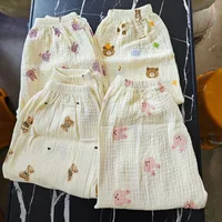 2024 Spring Summer New Style Baby Pants Korean Edition Cotton Casual Loose Floral Print Pants Boys And Girls Lantern Trousers 2