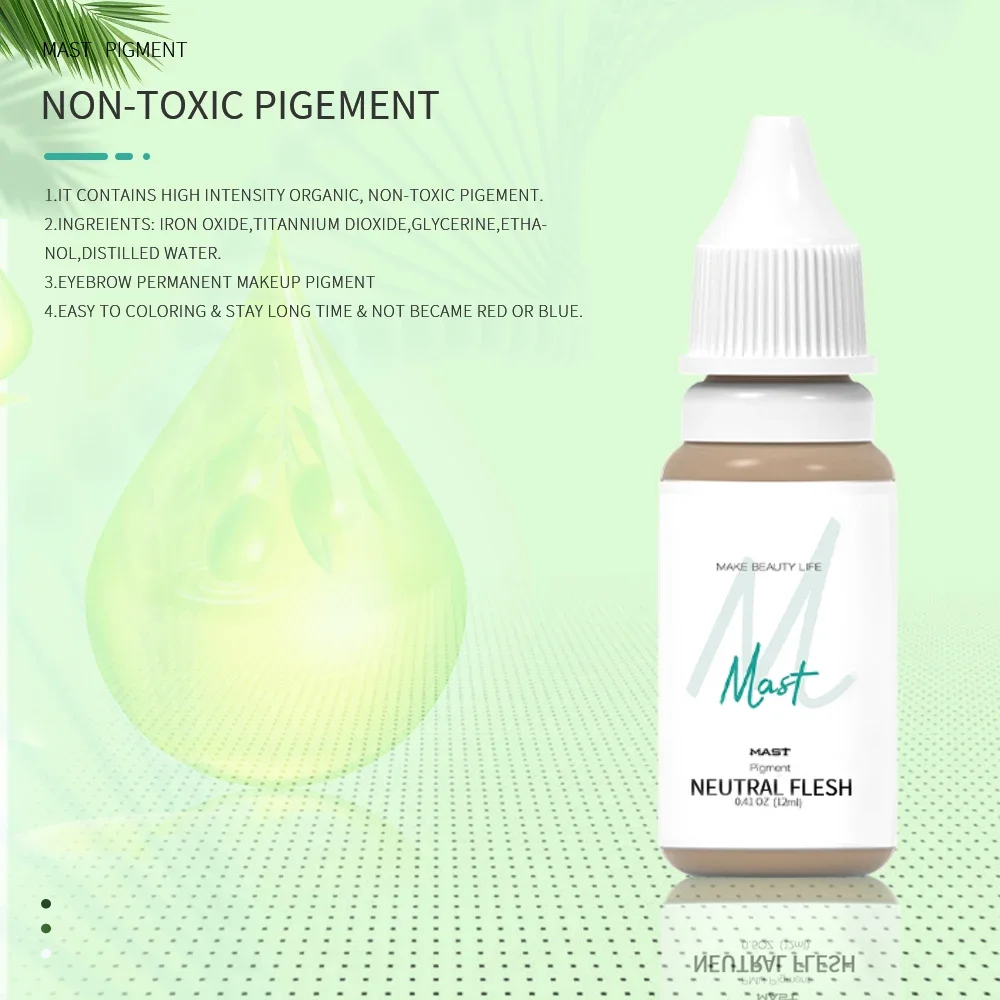 MAST Tattoo SMP Ink 6 Color 0.41oz for Lips Microblading Pigment Makeup Permanent Machine Cartridge Tattoo Supply Set tattoo ink tattoo ink pigment tattoo ink kit