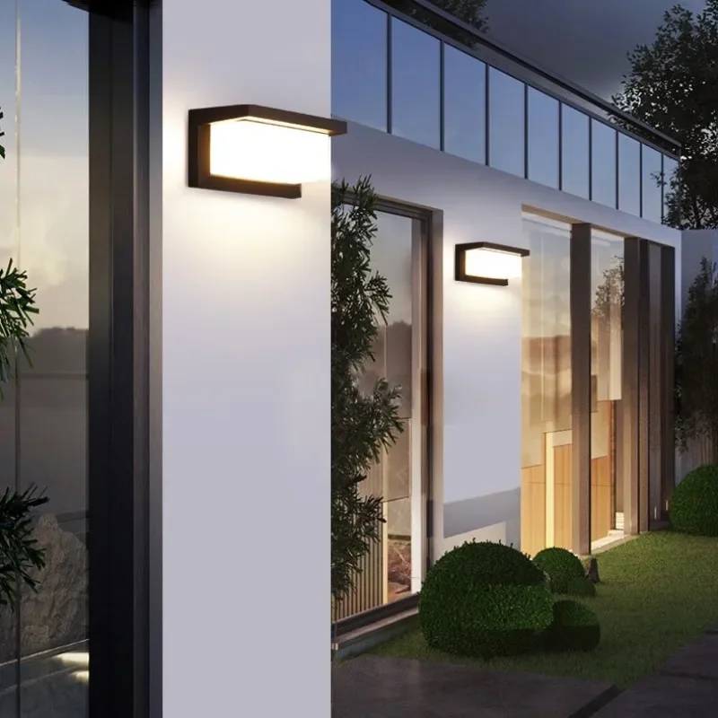 LED outdoor light waterproof IP65 Motion Sensor light led outdoor wall lighting AC85-265V wall lam