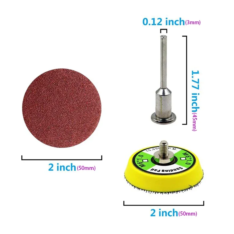 2 Inch Sanding Disc Kit 3