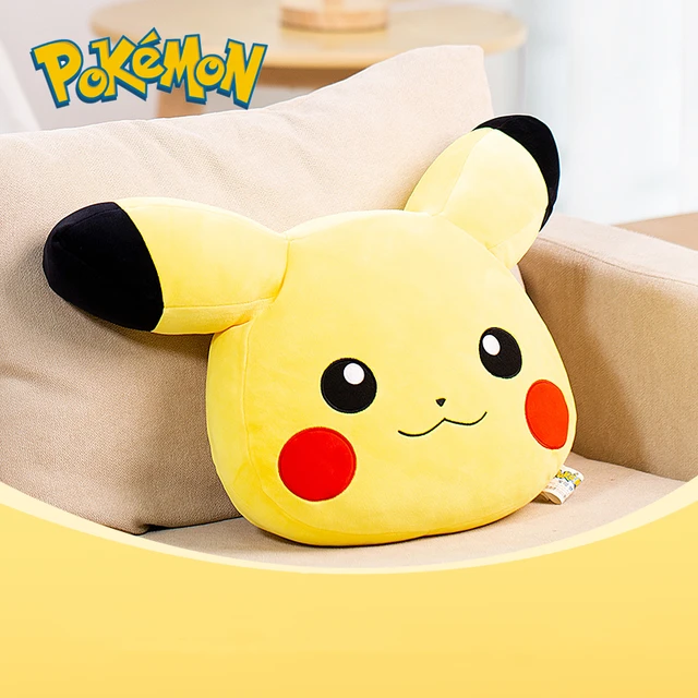 Coussin de dos Pikachu en peluche pour chaise, jouet en peluche HDPPlushies  Anime mignon, oreiller décoratif