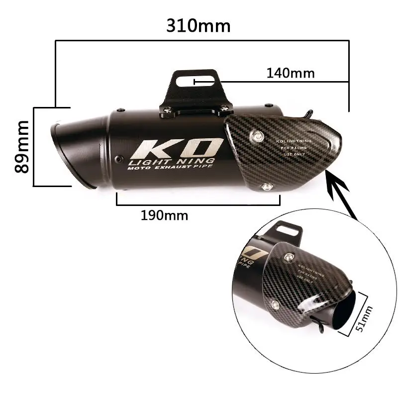 For Yamaha TRACER 900 900GT 15-20 Motorcycles Complete Exhaust Muffler Header Front Link Pipe Steel Slip On Without DB Killer - Image 2