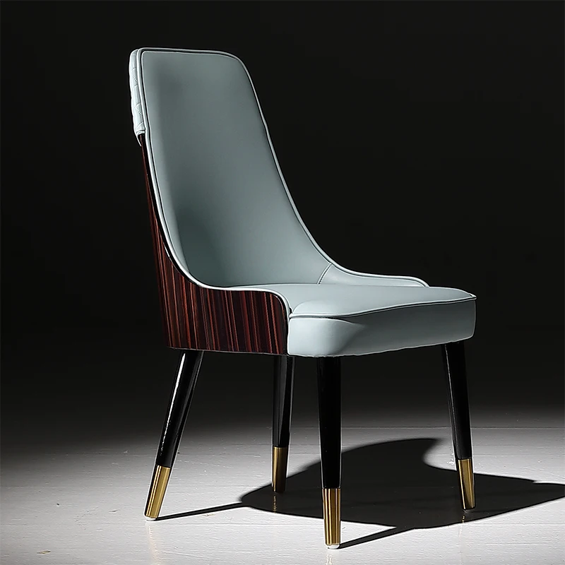 Cucina Soggiorno Vanità Sgabello Sedia Sala Da Pranzo In Pelle Nordica Sedia Ergonomica Rilassante Silla Comedor Mobili Da Esterno Xf35Xp