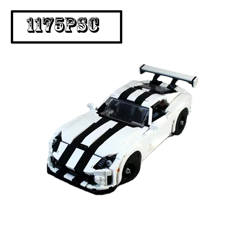 

New 1173PCS Pack Viper Supercar Racing Vehicle Fit MOC-120125 Premium Model Building Blocks Children's Building Blocks Toy Gift