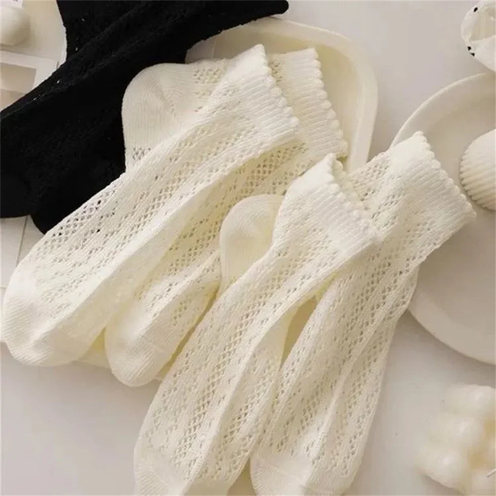 Women Cotton Breathable Low Cut Ankle Socks 5Pair Spring Summer Autumn Casual Lady Girls Solid Color Comfortable Short Socks