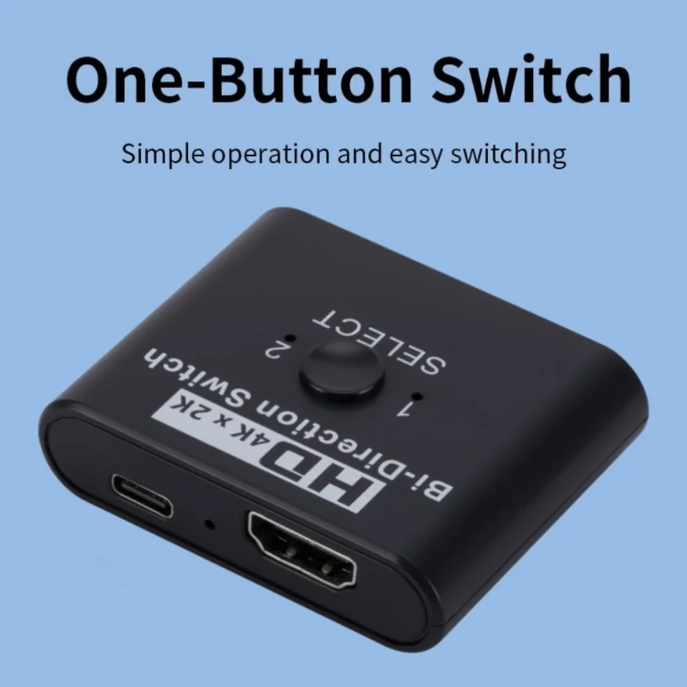 4K HDMI-совместимый переключатель двунаправленный 1x22x1 HDMI-совместимый переключатель 2 в 1 для PS43 ТВ-приставки коммутатор адаптер (art.: 3920c321f0c2e) - 3920c321f0c2e