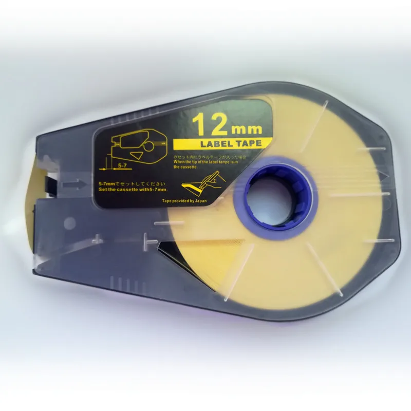 

5PCS 12mm Yellow Sticker tm-1112y Compatible Label Tapes Cassette For Cable ID Printer MK1500,MK1100,MK1000,MK2100,m-1pro 11