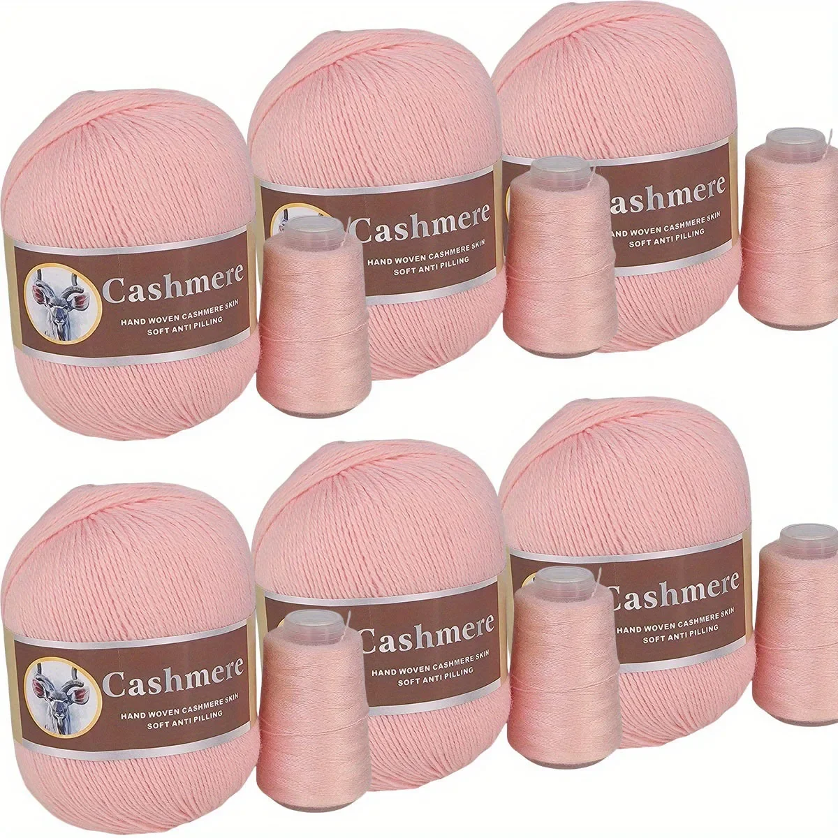 Luxurious Hand-Knitting Cashmere Wool