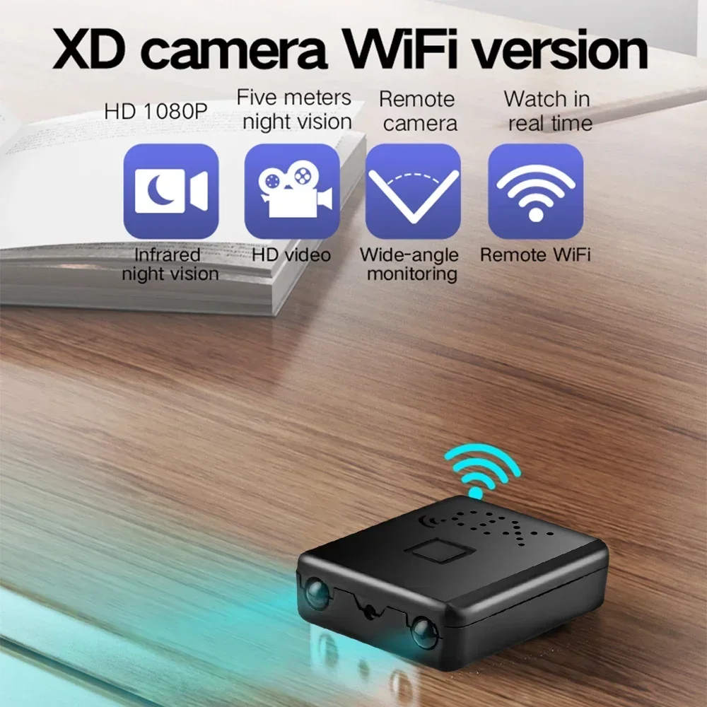 Mini Camera Wifi Camcorder Full HD 1080P Video Recorder Small Motion Detection Night Vision Security Smart Home IP Web Cam 2