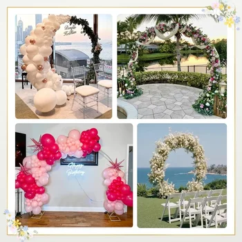 8ft Round Wedding Arch 1