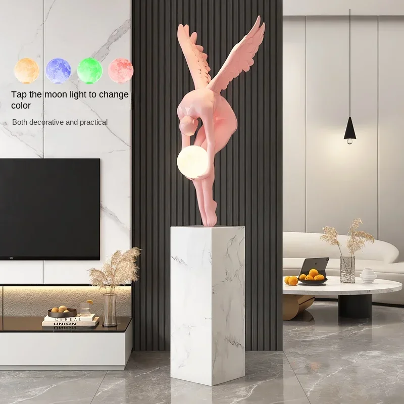 Luminous Wing Figure Statue 4