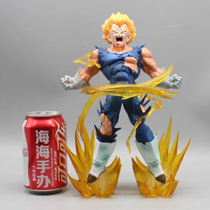 Majin Vegeta Dragon Ball Figures Burst Vegeta Action Figures 26Cm Pvc Anime Model Collection Toys Decorazione Desktop Regali