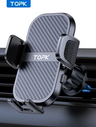 Supporto per telefono da auto con ventosa universale - supporto per mani libere con morsetto regolabile per telefoni di grandi dimensioni e custodie spesse