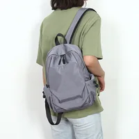 Mini Men's Backpack Fashion Small Black Shoulder School Bag for Man 2023 Canvas Designer Waterproof Sports Travel Male Backpacks 2