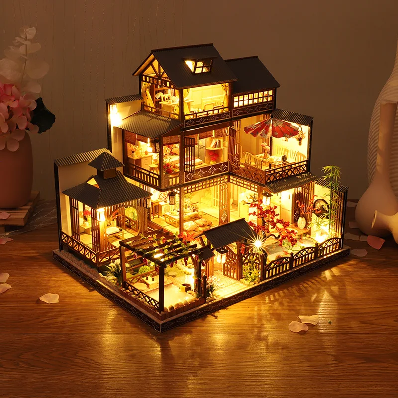 รูปสินค้า โมเดลบ้านไม้สไตล์ญี่ปุ่น DIY ยาเซ็น การ์เด้น