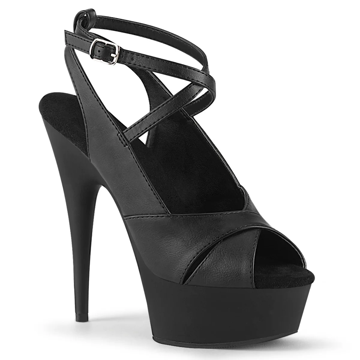 15cm nightclub pole dancing shoes size 34-46 fish mouth sexy waterproof platform model catwalk heels dance shoes