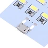 Mirco USB Interface 5730 SMD 5V 430mA~470mA LED Lighting Panel USB Mobile Light Emergency Light Night Light DIY Desk Lamp 5