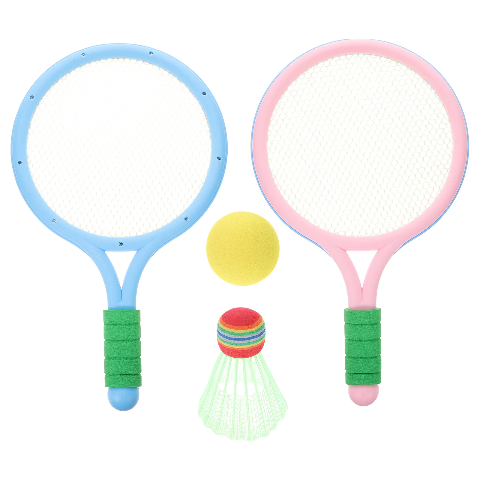 

1 Set Colored Badminton Racket Kids Training Outdoor Sports Leisure Toys Badminton Set for Kids Children Playing