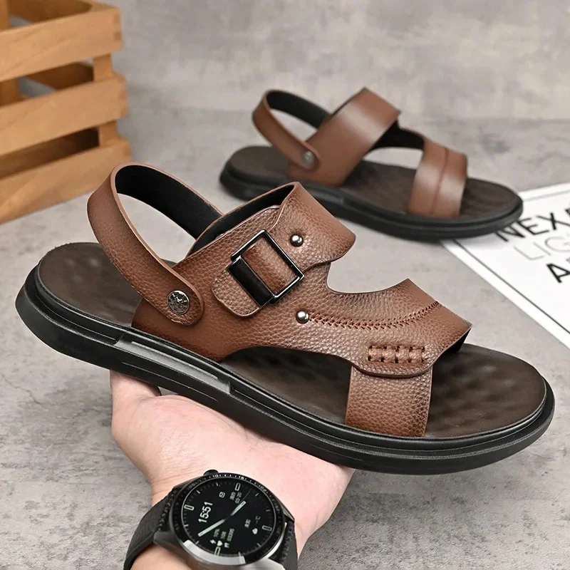 2170 brown beach shoes