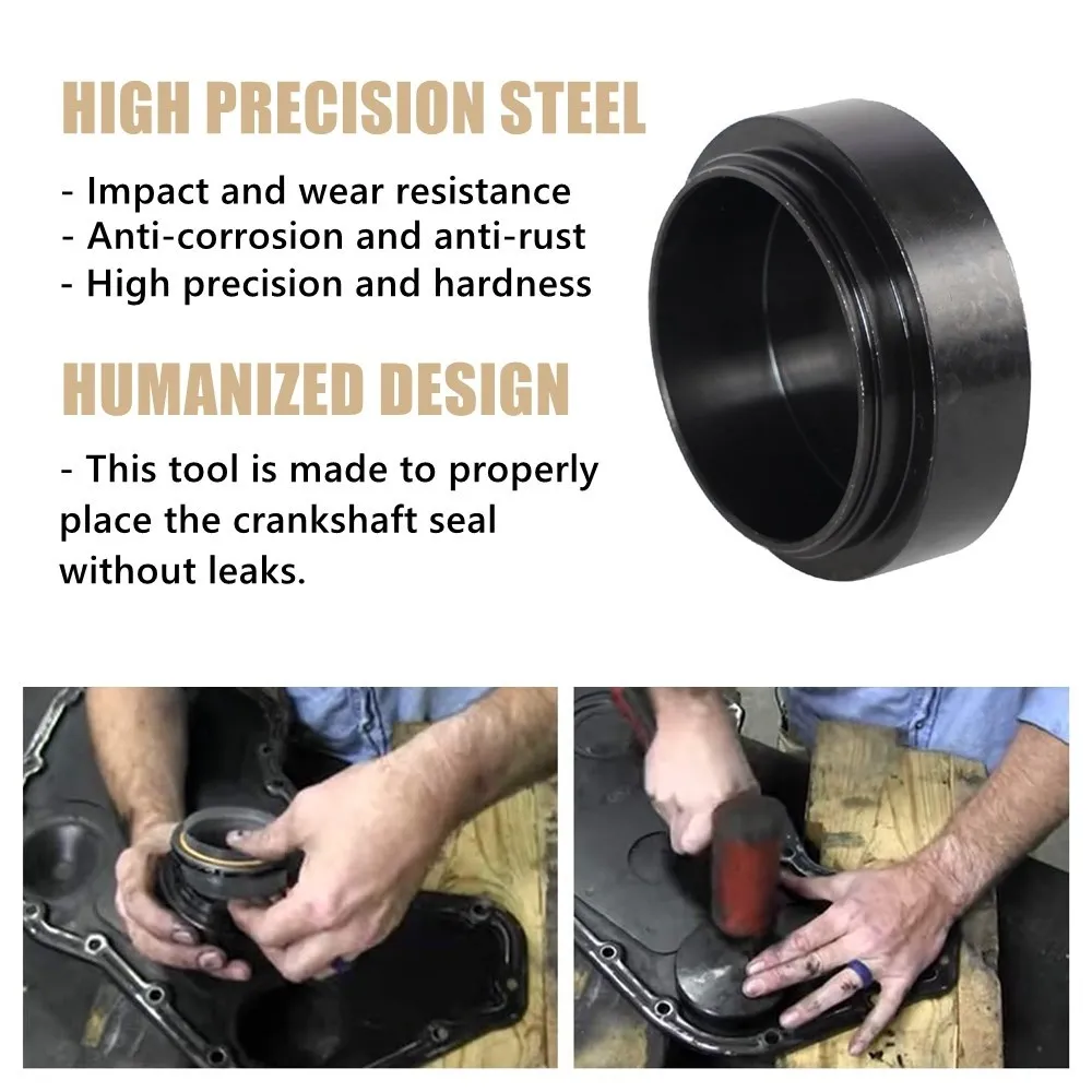 Front Cover Crankshaft Seal Car Installation Tools?For Dodge Cummins Diesel 3.9L 5.9L 6.7L 1989-2016?Engines Replace