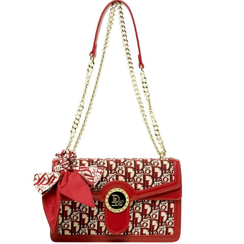 2024 Ladies Organ Small Square Bag Lucky Carousel Shoulder Crossbody Women's Bag High Feeling Fashion Zipper Storage Small Bag - Image 2