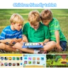 New 5G WIFI Children's Learning 7.0-inch Tablet 4GB RAM 64GB ROM Quad Core Mini Tablet with Leather Case Supports Games 4000mAh 5