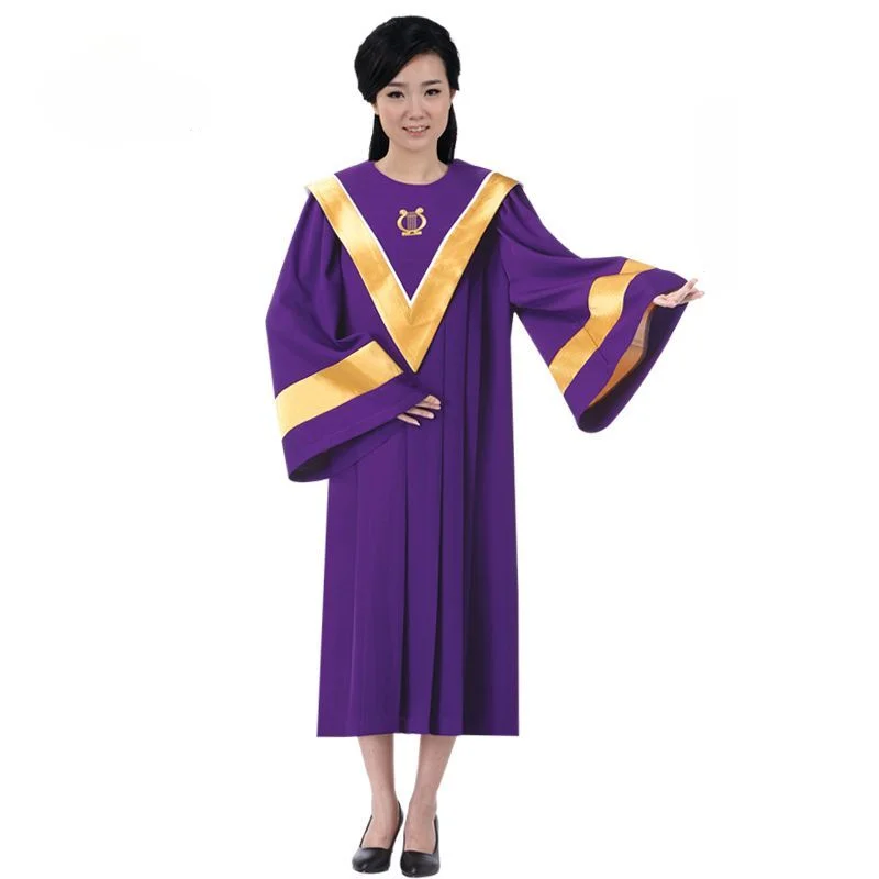 Adult Choir Robes red purple with Matching Stoles AliExpress